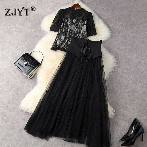 summer fashion transparent lace two piece set women short sleeve shirt and high waist maxi mesh skirt suit party outfit 210601, White
summer fashion transparent lace two piece set women short sleeve shirt and high waist maxi mesh skirt suit party outfit 210601, White