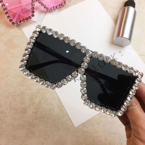 sunglasses fashionable sun frames designer diamond brand square sunglasses sun women luxury size crystal glasses ladies gradient oculos mirr, Black
sunglasses fashionable sun frames designer diamond brand square sunglasses sun women luxury size crystal glasses ladies gradient oculos mirr, Black