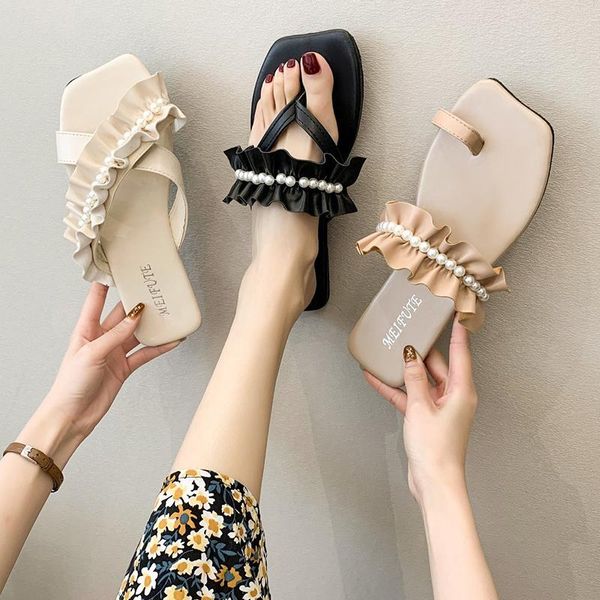 string bead shoes slippers casual slides slipers women lady luxury flat 2021 girl fabric rubber pu basic s, Black
string bead shoes slippers casual slides slipers women lady luxury flat 2021 girl fabric rubber pu basic s, Black