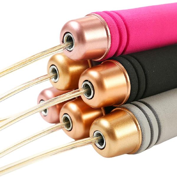 jump ropes 3 color bearing steel wire skipping rope with foam handle for women/men fitness training sports accessories
jump ropes 3 color bearing steel wire skipping rope with foam handle for women/men fitness training sports accessories