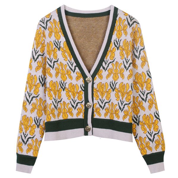 women's jackets runway fashion ladies sweater long sleeve v-neck floral embroidered slim yellow knit cardigan jacket coat 0f60, Black;brown
women's jackets runway fashion ladies sweater long sleeve v-neck floral embroidered slim yellow knit cardigan jacket coat 0f60, Black;brown