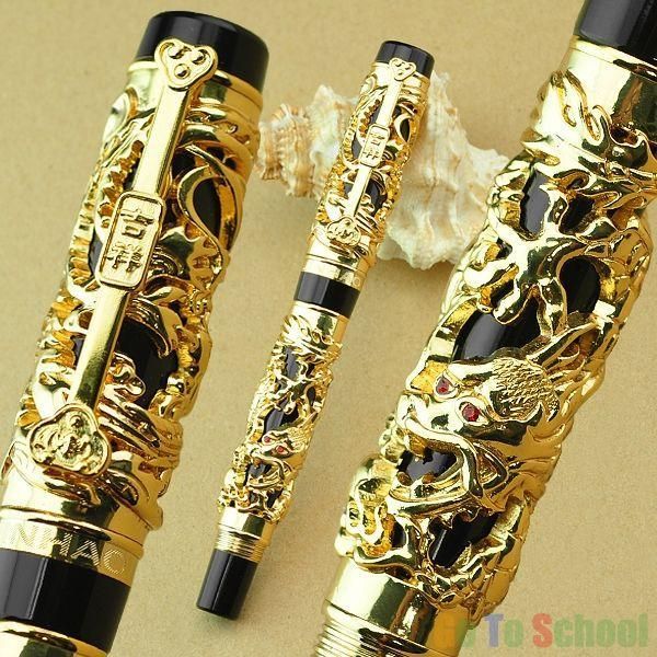 ballpoint pens jinhao the latest design dragon and phoenix golden roller ball pen selling luxury writing gift, Blue;orange
ballpoint pens jinhao the latest design dragon and phoenix golden roller ball pen selling luxury writing gift, Blue;orange