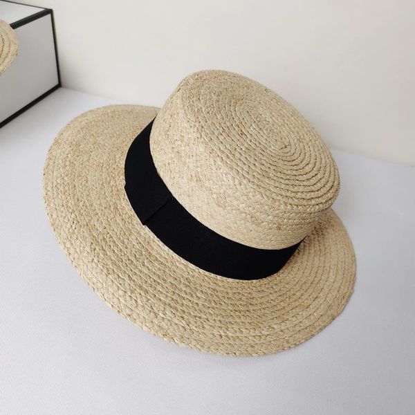 wide brim hats lafite straw hat panama for both men and women flat lovers natural breathable sunshade simple wear, Blue;gray
wide brim hats lafite straw hat panama for both men and women flat lovers natural breathable sunshade simple wear, Blue;gray