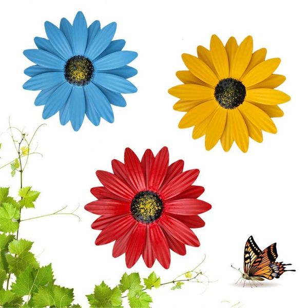 decorative objects & figurines 3d daisy wall art decorations metal hanging flower sculptures creative ornament for bathroom living room gard
decorative objects & figurines 3d daisy wall art decorations metal hanging flower sculptures creative ornament for bathroom living room gard