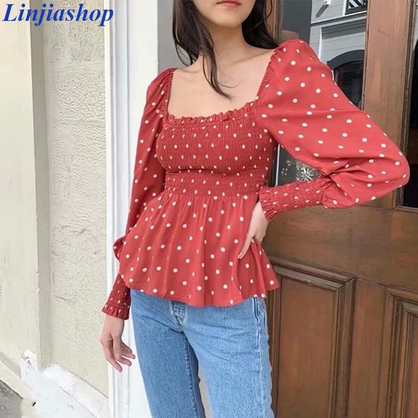 women's blouses & shirts linjiashop fashion lantern sleeve red blouse women dot blusas mujer de moda elastic shirt for girls feminina d, White
women's blouses & shirts linjiashop fashion lantern sleeve red blouse women dot blusas mujer de moda elastic shirt for girls feminina d, White