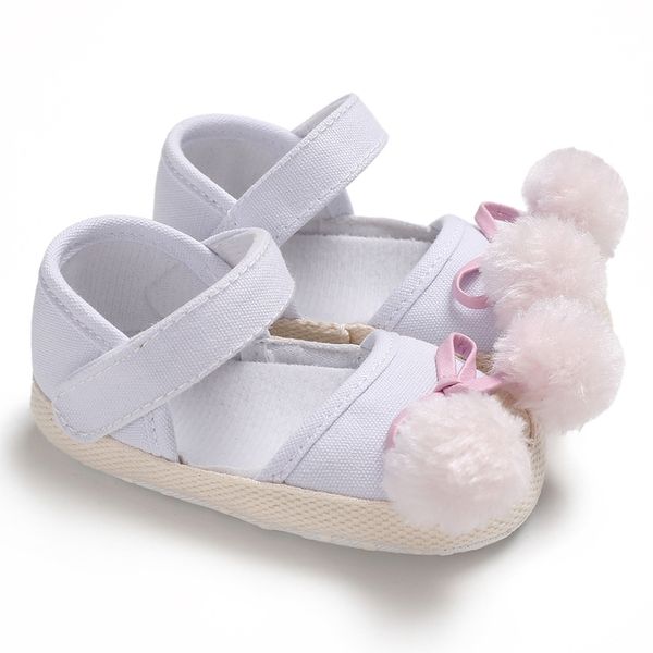 First Walkers Newborn Flat Indoor Baby cute shoes with Fur Ball Spring Autumn -12 months for infant shoes, Shl059pink
First Walkers Newborn Flat Indoor Baby cute shoes with Fur Ball Spring Autumn -12 months for infant shoes, Shl059pink