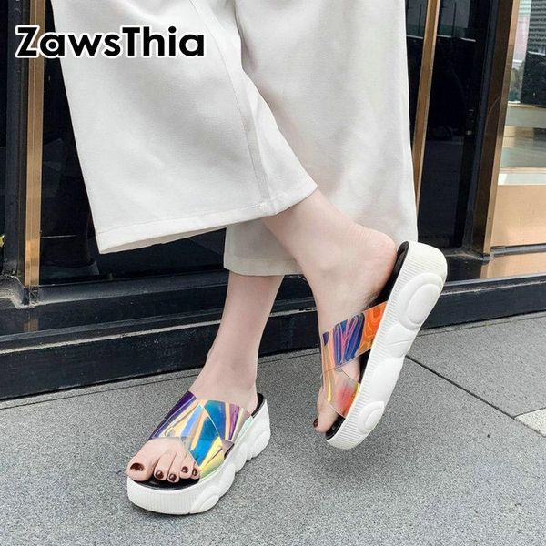 slippers zawsthia 2021 woman flip flops shoes bling platform wedges slides med heels slip-on women mules plus size 44 45 46 12, Black
slippers zawsthia 2021 woman flip flops shoes bling platform wedges slides med heels slip-on women mules plus size 44 45 46 12, Black