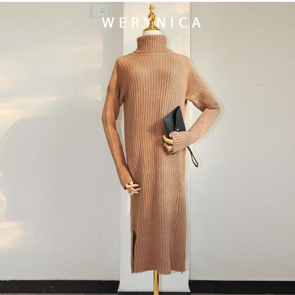 casual dresses werynica winter dress for women fashion plus size cashmere long knitted turtleneck loose korean style vestido mujer, Black;gray
casual dresses werynica winter dress for women fashion plus size cashmere long knitted turtleneck loose korean style vestido mujer, Black;gray