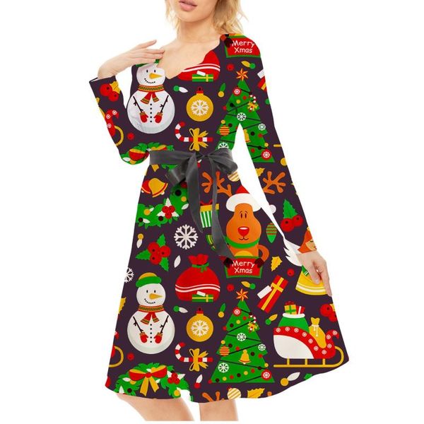 casual dresses christmas women dress santa snowflake print style long-sleeved a-line loose vestidos de mujer roupas * vestido, Black;gray
casual dresses christmas women dress santa snowflake print style long-sleeved a-line loose vestidos de mujer roupas * vestido, Black;gray