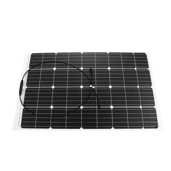 120w 18v monocrystalline silicon semi-flexible solar panel battery charger with mc4connector