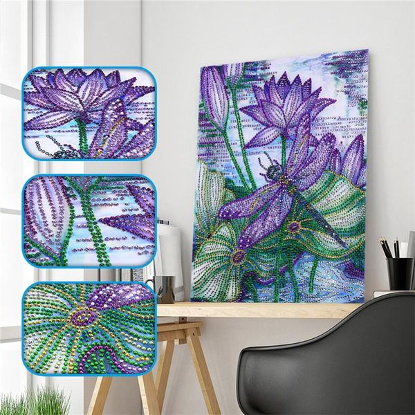 diamond painting 5d diy full drill special shaped purple dragonfly lotus embroidery cross stitch kit wall decoration 30x40cm
diamond painting 5d diy full drill special shaped purple dragonfly lotus embroidery cross stitch kit wall decoration 30x40cm