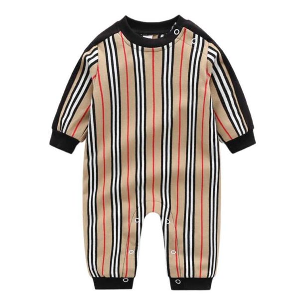 new baby striped jumpsuit spring and autumn baby long sleeve jumpsuit toddler cotton jumpsuit, Blue