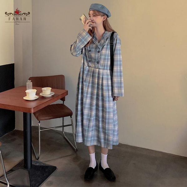 casual dresses women long dress retro plaid stripe autumn for girls sleeve suit breasted mid-length cute sweet student clothes, Black;gray
casual dresses women long dress retro plaid stripe autumn for girls sleeve suit breasted mid-length cute sweet student clothes, Black;gray