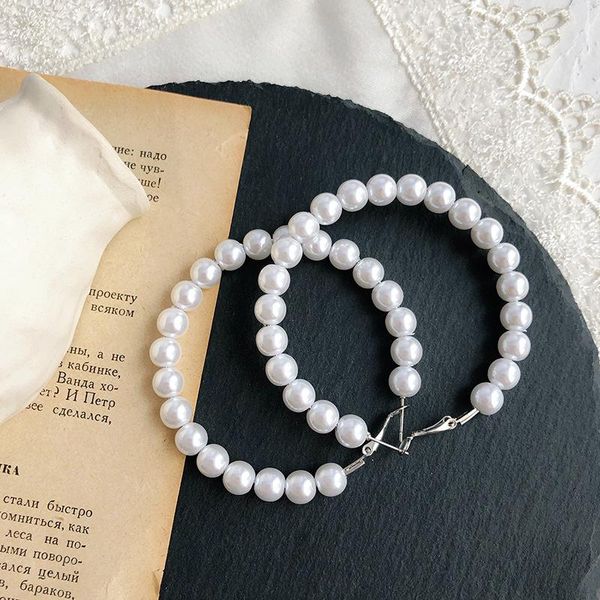 hoop & huggie korea women big immitation pearl circle earrings transparent loops for woman girl vacation bohemia huggies jewelry, Golden;silver
hoop & huggie korea women big immitation pearl circle earrings transparent loops for woman girl vacation bohemia huggies jewelry, Golden;silver