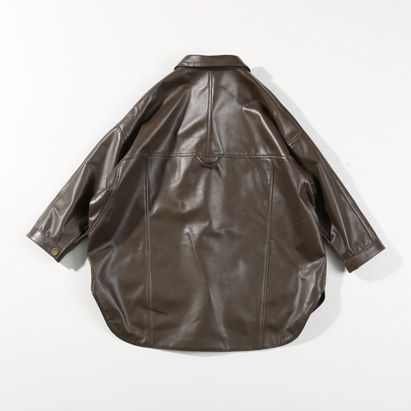 leather jacket genuine sheepskin autumn women fashion clothes clothing streetwear oversized ladies jackets and coats 201120, Black
leather jacket genuine sheepskin autumn women fashion clothes clothing streetwear oversized ladies jackets and coats 201120, Black