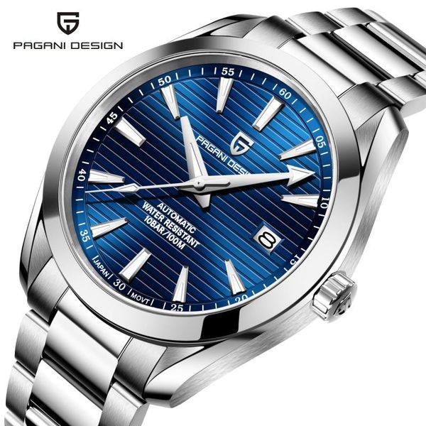 wristwatches pagani design 40mm dial watches 100m waterproof luminous automatic mechanical stainless steel watch for men relogio masculino, Slivery;brown
wristwatches pagani design 40mm dial watches 100m waterproof luminous automatic mechanical stainless steel watch for men relogio masculino, Slivery;brown