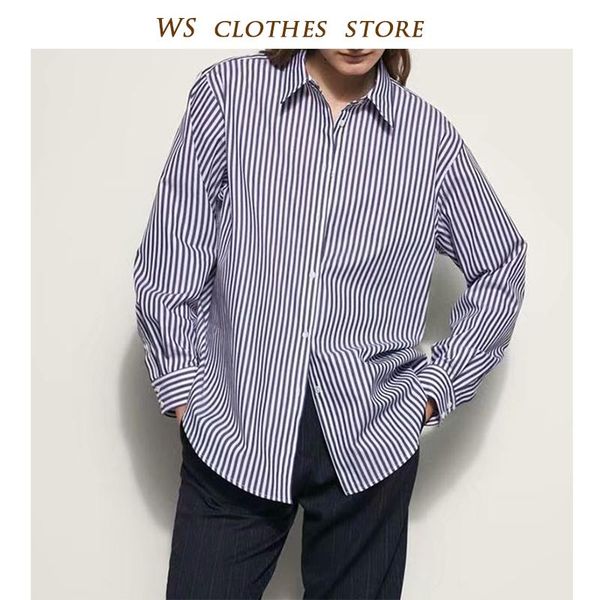 women's blouses & shirts md 2021 spring fashion blue and white stripes basic blouse women oversize office lady casual simple shirt engl
women's blouses & shirts md 2021 spring fashion blue and white stripes basic blouse women oversize office lady casual simple shirt engl