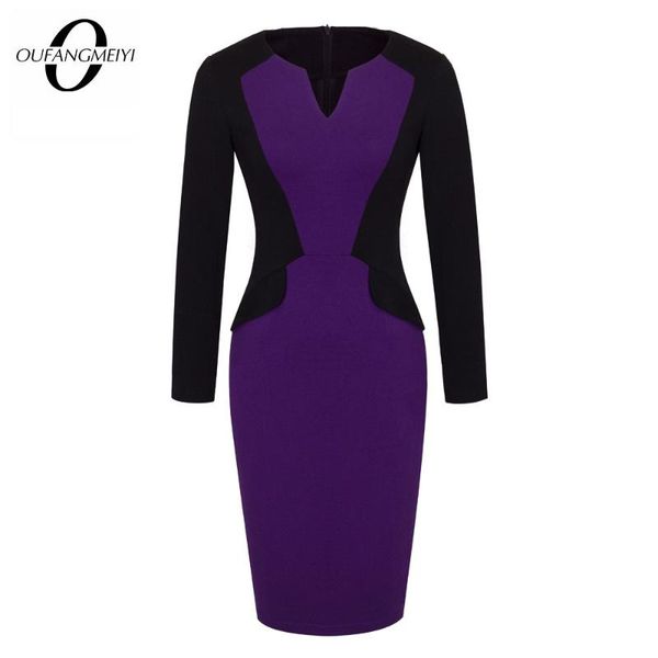 casual dresses women retro elegant full sleeve round neck cut out contrast color lady slim office pencil dress 1eb342, Black;gray
casual dresses women retro elegant full sleeve round neck cut out contrast color lady slim office pencil dress 1eb342, Black;gray