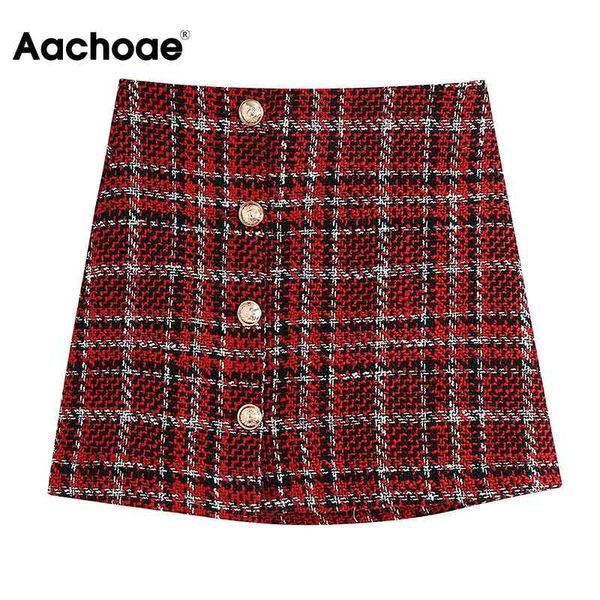 lady elegant plaid single button vintage a line skirts high waist office wear mini skirt women mujer faldas 210413, Black
lady elegant plaid single button vintage a line skirts high waist office wear mini skirt women mujer faldas 210413, Black