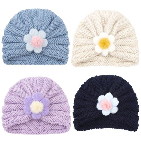winter autumn baby girls solid color knit flower hats kids children headwear caps fashion hair care beanie, Yellow
winter autumn baby girls solid color knit flower hats kids children headwear caps fashion hair care beanie, Yellow