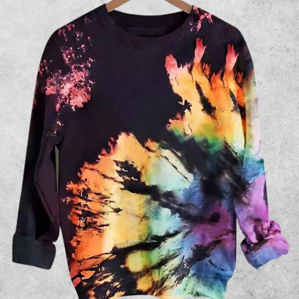 men's hoodies & sweatshirts men sweatshirt tie dye print loose autumn winter lady pullover letter round neck long sleeve midi streetwea, Black
men's hoodies & sweatshirts men sweatshirt tie dye print loose autumn winter lady pullover letter round neck long sleeve midi streetwea, Black