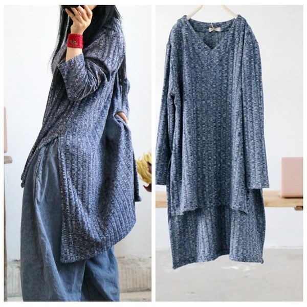 women's sweaters yoyikamomo women sweater v neck big size 2021 autumn winter pullovers loose irregular knit retro casual long coat, White;black
women's sweaters yoyikamomo women sweater v neck big size 2021 autumn winter pullovers loose irregular knit retro casual long coat, White;black