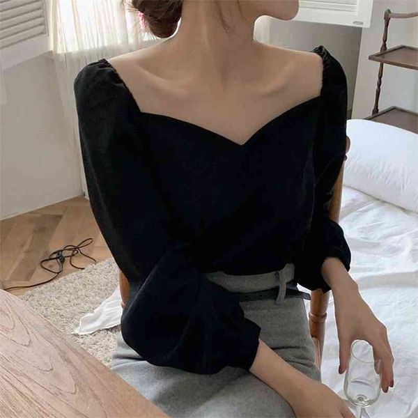 korean style vintage blouse women petal collar long sleeve black shirt fashion ladies elegant 13101 210421, White
korean style vintage blouse women petal collar long sleeve black shirt fashion ladies elegant 13101 210421, White