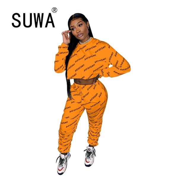 black letter print jogger women tracksuit 2 piece set long sleeve loose sweatshirt and baggy pants cool girl streetwear 210525, White
black letter print jogger women tracksuit 2 piece set long sleeve loose sweatshirt and baggy pants cool girl streetwear 210525, White