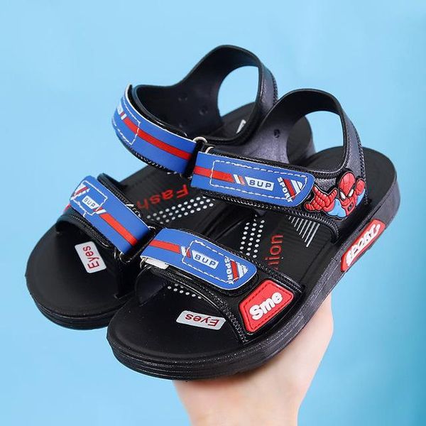 sandals summer for boys cartoon kids shoes soft non-slip leather children sandalias footwear outdoor, Black;red
sandals summer for boys cartoon kids shoes soft non-slip leather children sandalias footwear outdoor, Black;red
