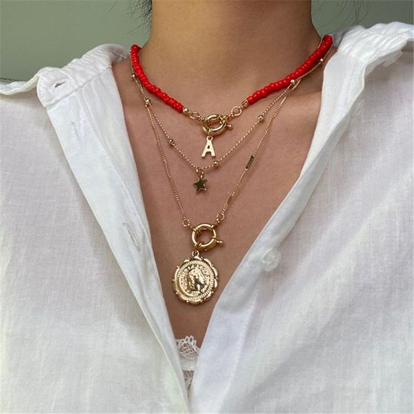 pendant necklaces trend 2021 ethnic portrait multilayer retro necklace geometric alphabetic alloy women's, Silver
pendant necklaces trend 2021 ethnic portrait multilayer retro necklace geometric alphabetic alloy women's, Silver