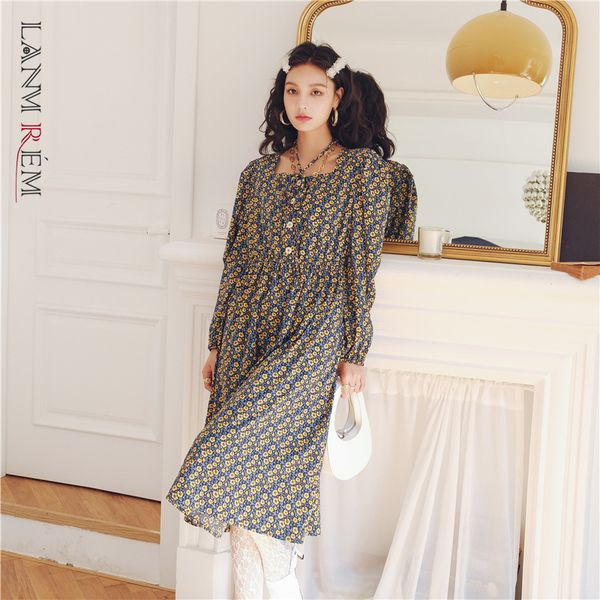 floral slash neck dress women's spring and autumn long bubble sleeve high waist dresses with buttons 2d1442 210507, Black;gray
floral slash neck dress women's spring and autumn long bubble sleeve high waist dresses with buttons 2d1442 210507, Black;gray