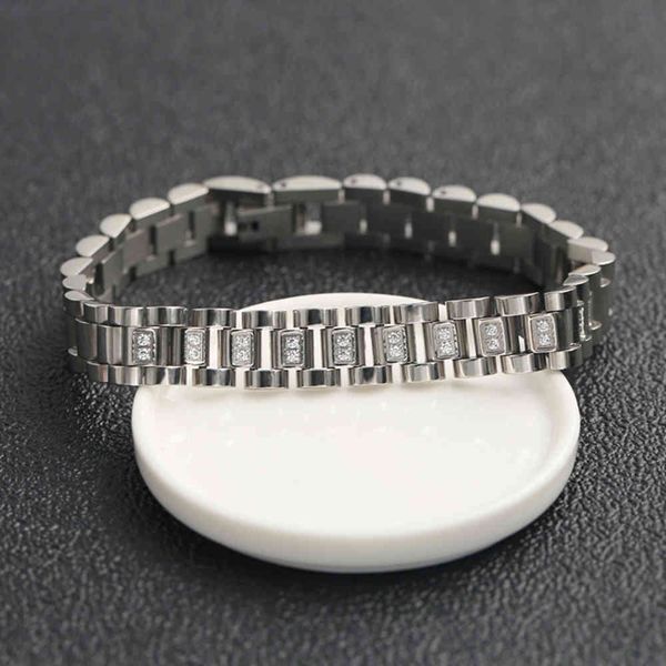 bracelet new and men's stainless steel simple inlaid watch with shape bracelet jewelry, Golden;silver
bracelet new and men's stainless steel simple inlaid watch with shape bracelet jewelry, Golden;silver