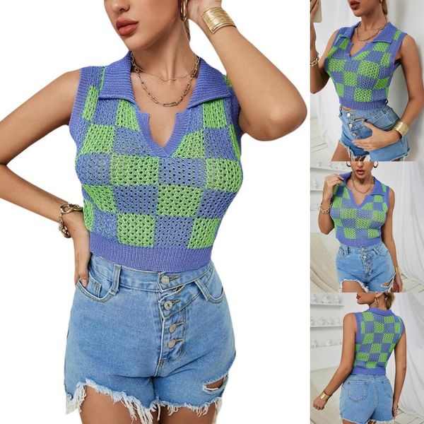 women's tanks & camis 2021 summer plaid print tank sleeveless lapel v neck slim fit hollow out crop, White
women's tanks & camis 2021 summer plaid print tank sleeveless lapel v neck slim fit hollow out crop, White