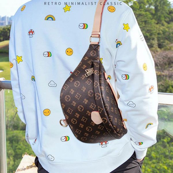 chest bag women famous brand chest phone pouch casual waist bags brand pattern fanny pack female fashion shoulder bags leisure