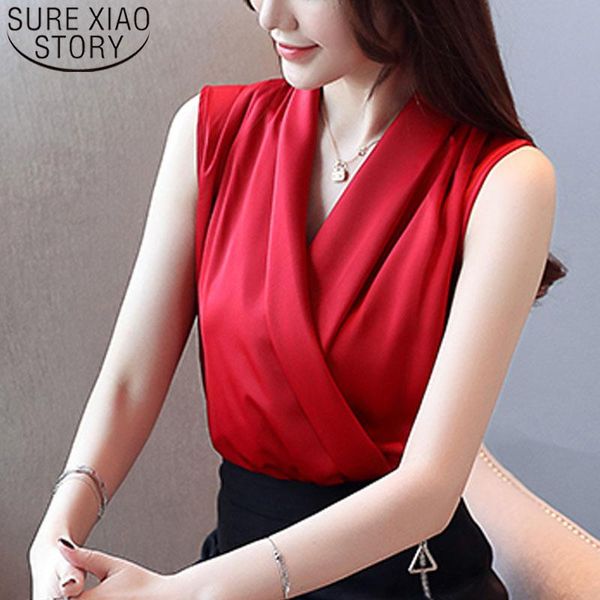 women's blouses & shirts fashion women blouse and 2021 white chiffon off shoulder sleeveless solid v-neck 3534 50
women's blouses & shirts fashion women blouse and 2021 white chiffon off shoulder sleeveless solid v-neck 3534 50
