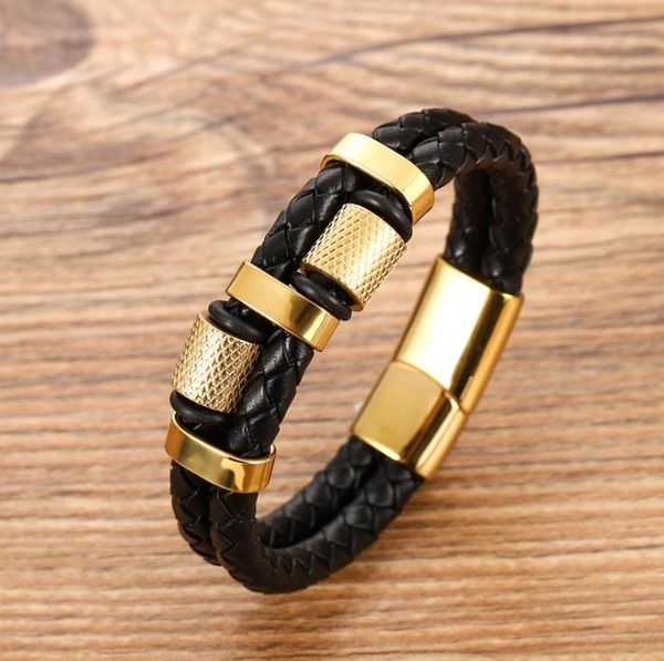 bangle classic casual sports style metal magnetic buckle braided leather bracelet for men, Black
bangle classic casual sports style metal magnetic buckle braided leather bracelet for men, Black