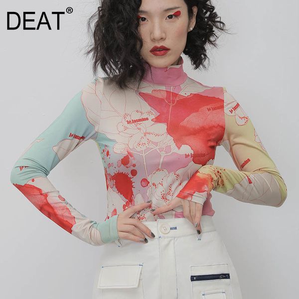 spring high street women clothes turtleneck full sleeves printed elastic slim body t-shirt female and leggings 210421, White
spring high street women clothes turtleneck full sleeves printed elastic slim body t-shirt female and leggings 210421, White