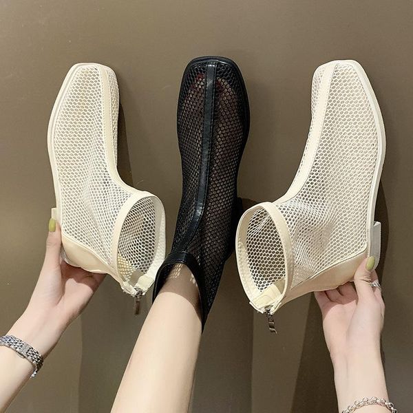 boots mesh women spring and summer 2021 hollow breathable versatile soft sole short simple thin, Black
boots mesh women spring and summer 2021 hollow breathable versatile soft sole short simple thin, Black