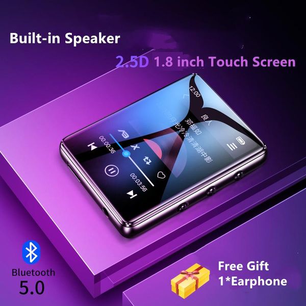 bluetooth 5.0 mp3 player touch screen built-in speaker 4g 8g 16g hifi with fm radio recording video earphone walkman & mp4 players
bluetooth 5.0 mp3 player touch screen built-in speaker 4g 8g 16g hifi with fm radio recording video earphone walkman & mp4 players