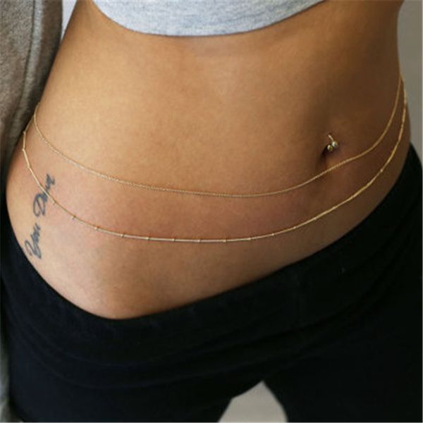 fashion golden double bead waist chain female summer beach jewelry jewelry 2021 ladies fashion party gift, Silver
fashion golden double bead waist chain female summer beach jewelry jewelry 2021 ladies fashion party gift, Silver