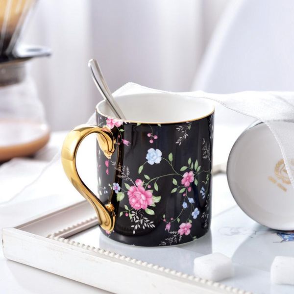 mugs creative bone china coffee mugs, pastoral rose tea cups 12oz, milk cup gift for women mom friends, home and office drinkware
mugs creative bone china coffee mugs, pastoral rose tea cups 12oz, milk cup gift for women mom friends, home and office drinkware