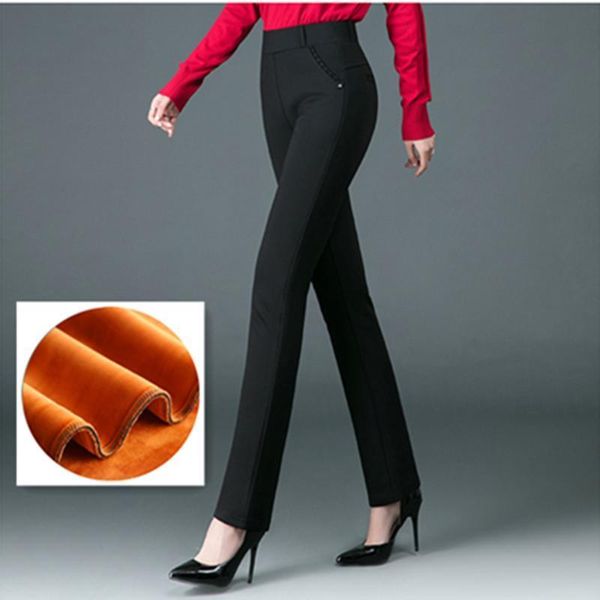 winter trousers plush thickened womens pants warm large size black high waist fashion harem elegant, Black;white
winter trousers plush thickened womens pants warm large size black high waist fashion harem elegant, Black;white