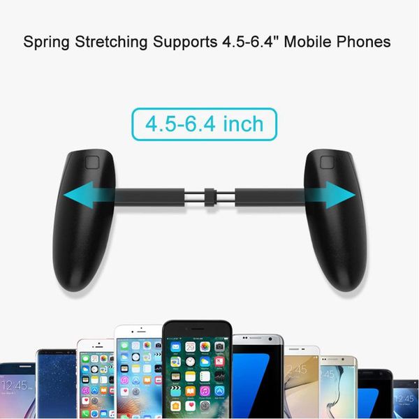 wireless gaming trigger controller gamepad phone games handle for pubg rules of survival em88 cell mounts & holders
wireless gaming trigger controller gamepad phone games handle for pubg rules of survival em88 cell mounts & holders