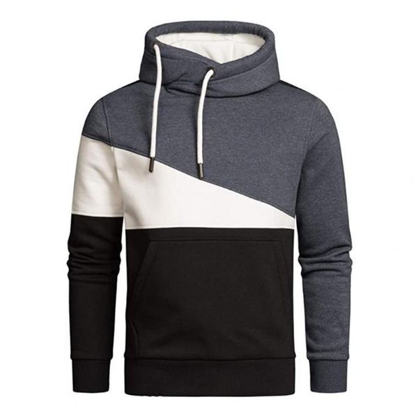 men's hoodies & sweatshirts front pocket long sleeve pullover hoodie autumn winter color block hooded sweatshirt outerwear, Black
men's hoodies & sweatshirts front pocket long sleeve pullover hoodie autumn winter color block hooded sweatshirt outerwear, Black