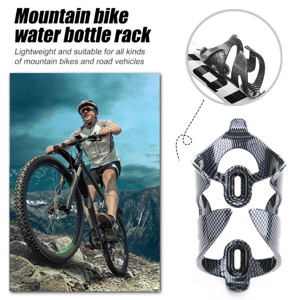 bike water bottle cage holder carbon fiber texture + 2 screws cycling accessory biking portable dustproof parts bottles & cages
bike water bottle cage holder carbon fiber texture + 2 screws cycling accessory biking portable dustproof parts bottles & cages