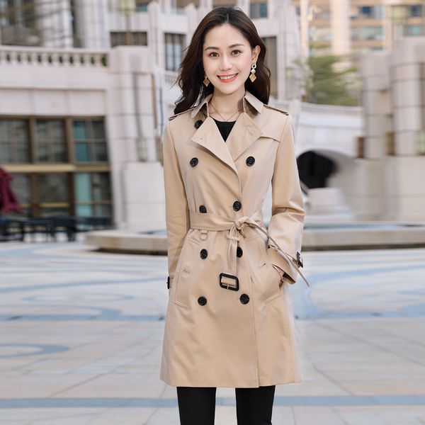 women's trench coats long classic windbreaker waterproof british high-end english style autumn winter gabadian solid color size coat l2, Tan;black
women's trench coats long classic windbreaker waterproof british high-end english style autumn winter gabadian solid color size coat l2, Tan;black