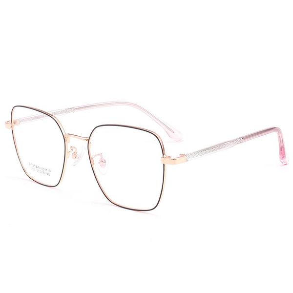 fashion sunglasses frames prescription glasses frame big ultra light semi-titanium optical 1101, Black
fashion sunglasses frames prescription glasses frame big ultra light semi-titanium optical 1101, Black