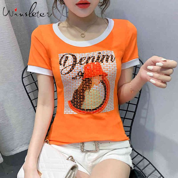 women's t-shirt summer fashion korean clothes t-shirt contrast color print women ropa mujer short sleeve all match tees, White
women's t-shirt summer fashion korean clothes t-shirt contrast color print women ropa mujer short sleeve all match tees, White