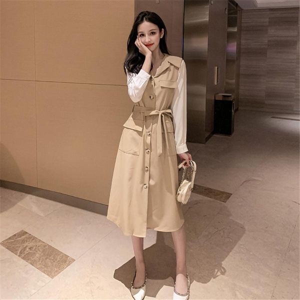 casual dresses plus size dress winter vintage autumn women elegant midi modis office big fall retro robe hiver femme fashion, Black;gray 
casual dresses plus size dress winter vintage autumn women elegant midi modis office big fall retro robe hiver femme fashion, Black;gray
