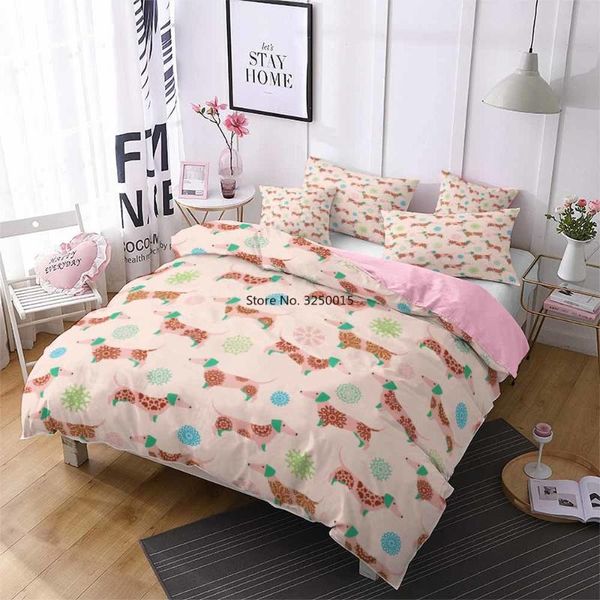 bedding sets dachshund set dog floral motif comforter microfiber duvet cover kids boys girls single double cartoon bed quilt
bedding sets dachshund set dog floral motif comforter microfiber duvet cover kids boys girls single double cartoon bed quilt